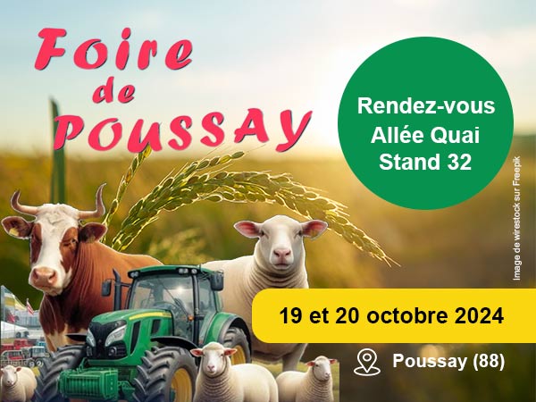 France Aliplus présent à la foire de Poussay (88)