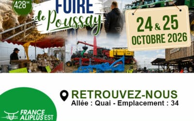France Aliplus à la Foire de Poussay 2026 (Vosges, 88) | Nutrition ruminants en Lorraine